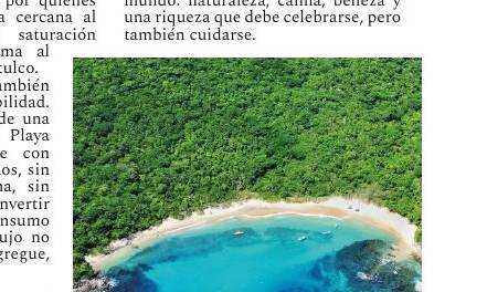 Bahía de Chachacual, dentro del Parque Nacional Huatulco.